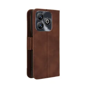 SLOT Peňaženkový obal pre ZTE Blade A75 hnedý