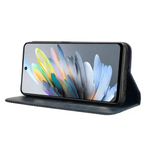 BUSINESS Peňaženkový kryt pre ZTE Blade A75 modrý