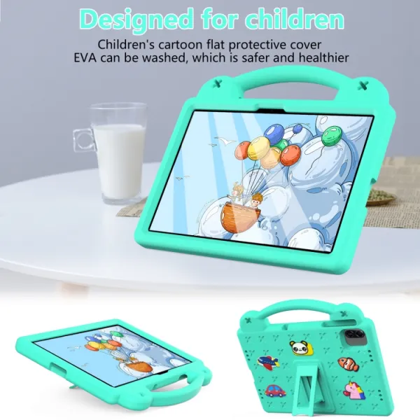 FANY Detský kryt na tablet pre Honor Pad X8a / Honor Pad X8b zelený