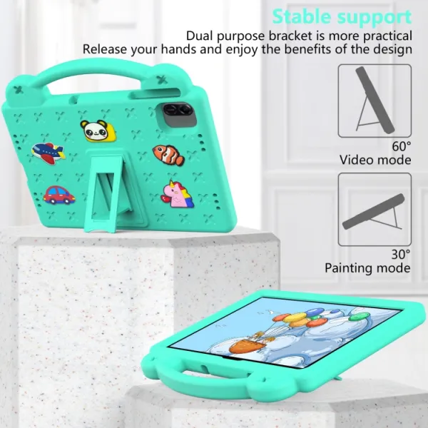 FANY Detský kryt na tablet pre Honor Pad X8a / Honor Pad X8b zelený