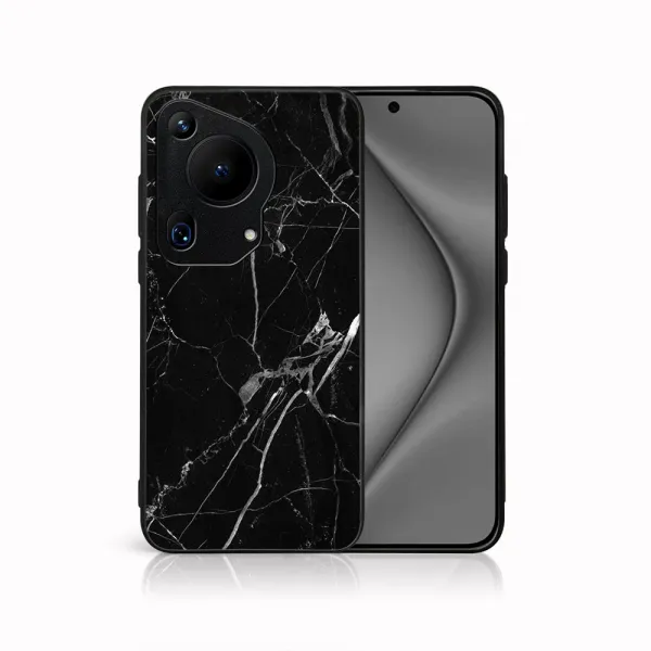 MY ART Ochranný kryt pre Huawei Pura 70 Ultra BLACK MARBLE (142)