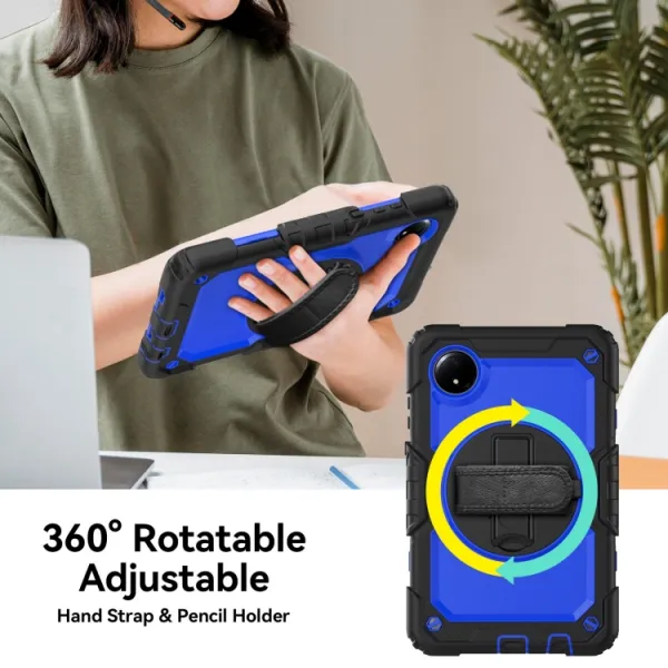 SOLID 360 Odolný obal pre Redmi Pad SE 8.7 tmavomodrý
