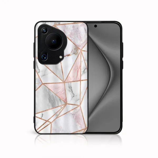MY ART Ochranný kryt pre Huawei Pura 70 Ultra PINK MARBLE (143)