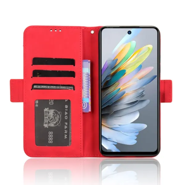SLOT Peňaženkový obal pre ZTE Blade A75 červený