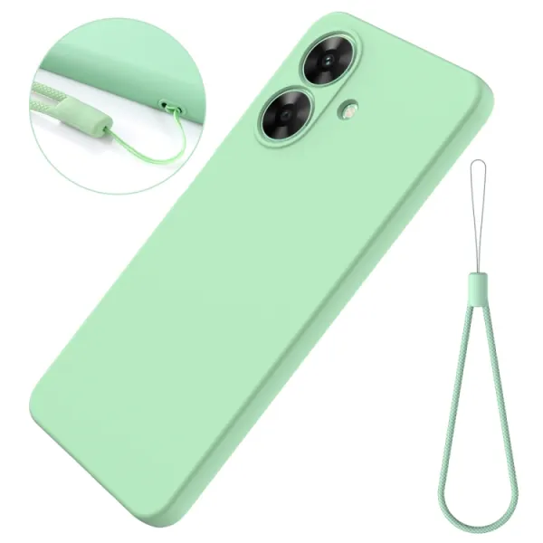 RUBBER Ochranný kryt pre Realme Note 60 zelený