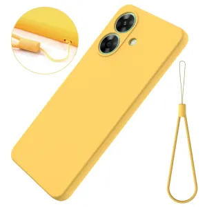 RUBBER Ochranný kryt pre Realme Note 60 žltý