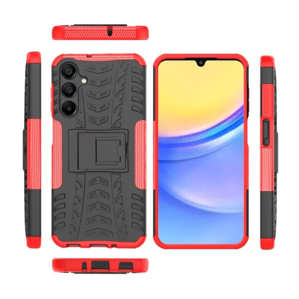 STAND Odolný ochranný kryt pre Samsung Galaxy A16 / A16 5G červený