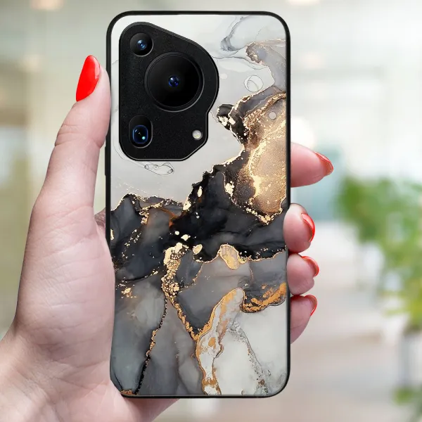 MY ART Ochranný kryt pre Huawei Pura 70 Ultra GREY MARBLE (140)