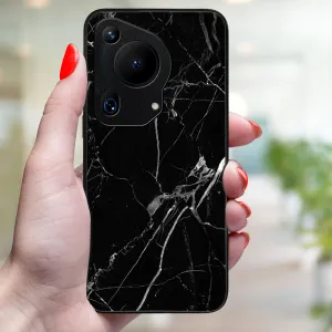 MY ART Ochranný kryt pre Huawei Pura 70 Ultra BLACK MARBLE (142)