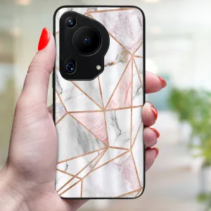 MY ART Ochranný kryt pre Huawei Pura 70 Ultra PINK MARBLE (143)