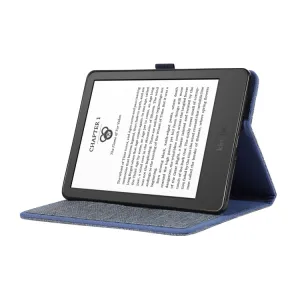 FABRIC Zaklápací kryt pre Amazon Kindle Paperwhite 5 2021 modrý