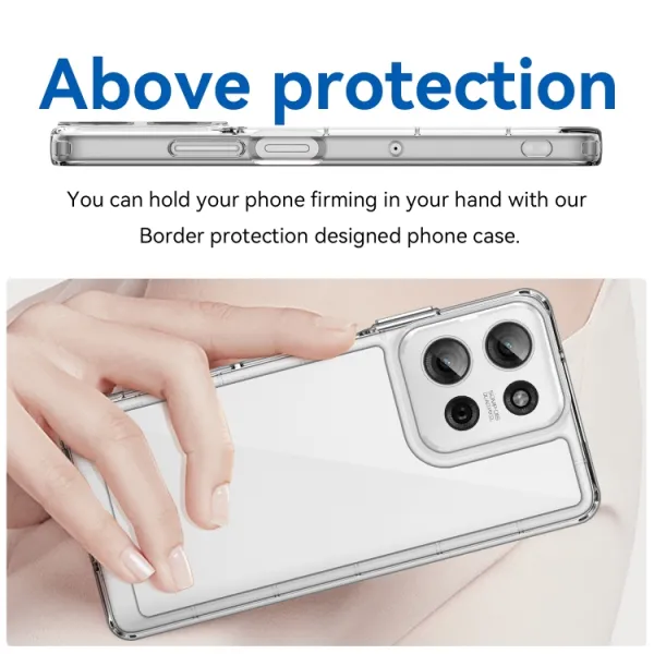 CRYSTAL Ochranný kryt pre Motorola Moto G75 5G priehľadný