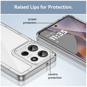 CRYSTAL Ochranný kryt pre Motorola Moto G75 5G priehľadný