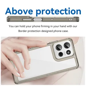 CRYSTAL Ochranný kryt pre Motorola Moto G75 5G šedý