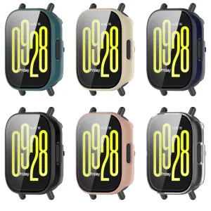 PC FULL COVER Plastový kryt so sklom pre Xiaomi Redmi Watch 5 Lite ružový