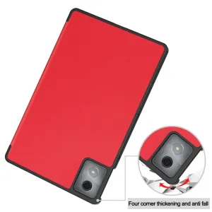 LEATHER Zaklápací kryt pre Lenovo Tab K11 Plus červený
