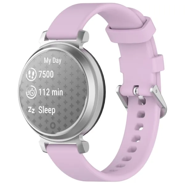 SILICONE Vymeniteľný remienok pre Garmin Lily 2 Active fialový