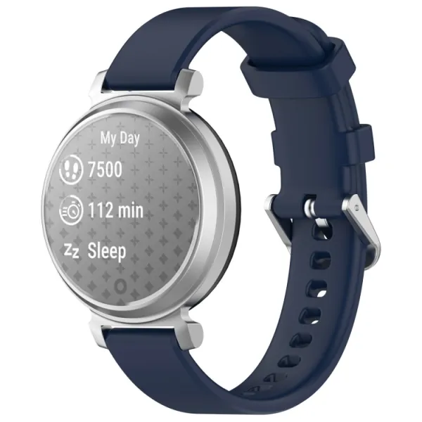 SILICONE Vymeniteľný remienok pre Garmin Lily 2 Active tmavomodrý