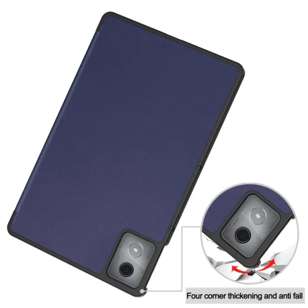 LEATHER Zaklápací kryt pre Lenovo Tab K11 Plus modrý
