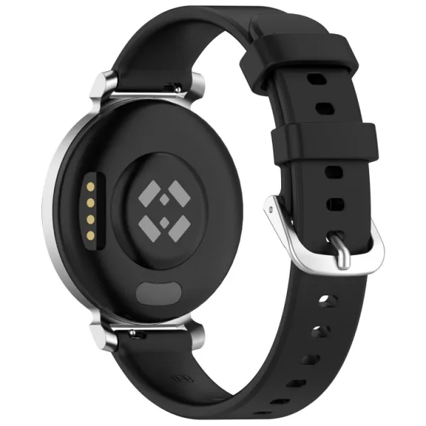 SILICONE Vymeniteľný remienok pre Garmin Lily 2 Active čierny