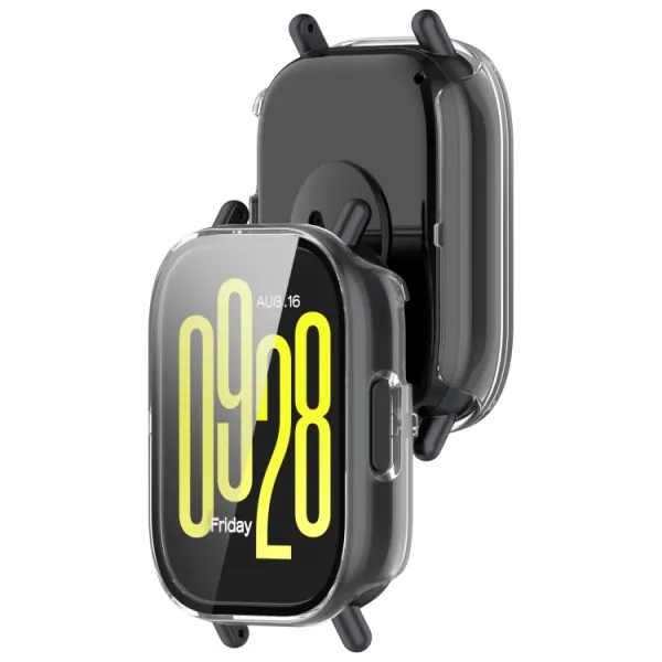 PC FULL COVER Plastový kryt so sklom pre Xiaomi Redmi Watch 5 Active priehľadný