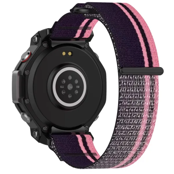 NYLON COLOR Vymeniteľný remienok pre Amazfit T-Rex 3 PINK PURPLE