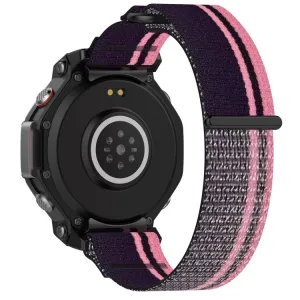 NYLON COLOR Vymeniteľný remienok pre Amazfit T-Rex 3 PINK PURPLE