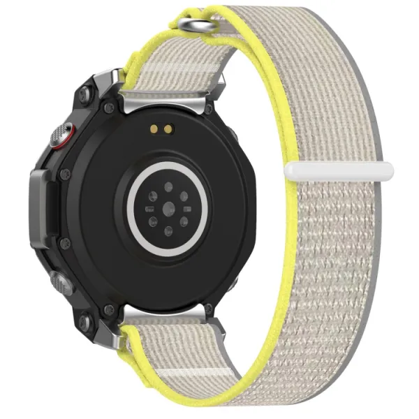 NYLON COLOR Vymeniteľný remienok pre Amazfit T-Rex 3 YELLOW GREY