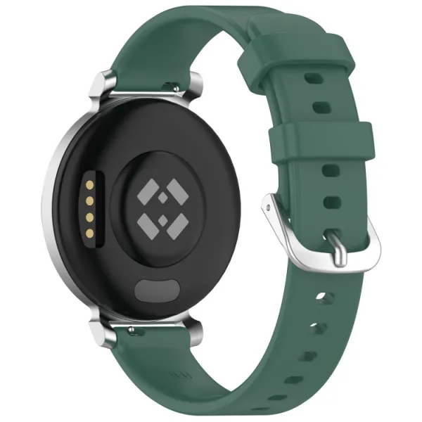 SILICONE Vymeniteľný remienok pre Garmin Lily 2 Active tmavozelený