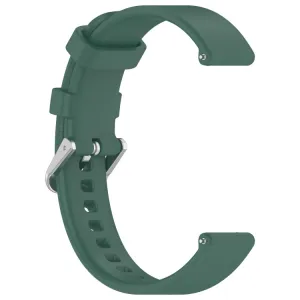 SILICONE Vymeniteľný remienok pre Garmin Lily 2 Active tmavozelený