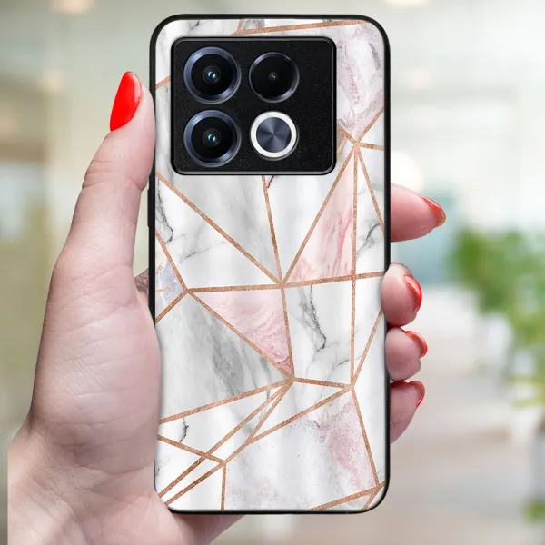 MY ART Ochranný kryt pre Infinix Note 40 Pro / 40 Pro+ 5G PINK MARBLE (143)