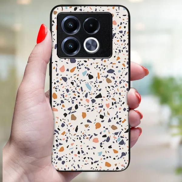 MY ART Ochranný kryt pre Infinix Note 40 Pro / 40 Pro+ 5G BEIGE TERRAZZO (162)