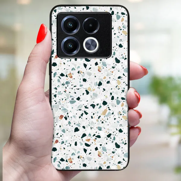 MY ART Ochranný kryt pre Infinix Note 40 Pro / 40 Pro+ 5G GREY TERRAZZO (163)