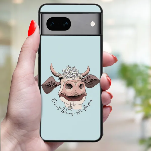 MY ART Ochranný kryt pre Google Pixel 8 HAPPY COW (181)