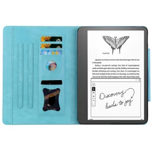 KITTY Zaklápacie puzdro pre Amazon Kindle Scribe 2022 svetlomodré