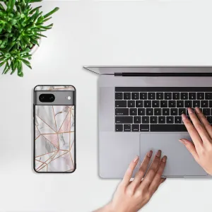 MY ART Ochranný kryt pre Google Pixel 8 PINK MARBLE (143)
