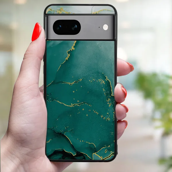 MY ART Ochranný kryt pre Google Pixel 8 GREEN MARBLE (145)