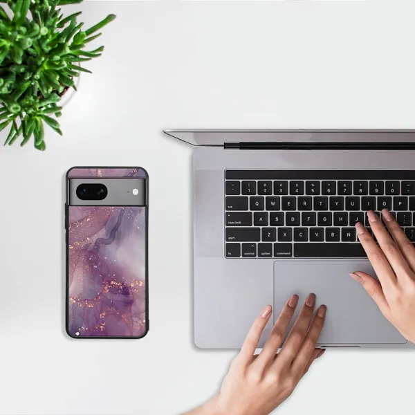 MY ART Ochranný kryt pre Google Pixel 8 PURPLE (148)