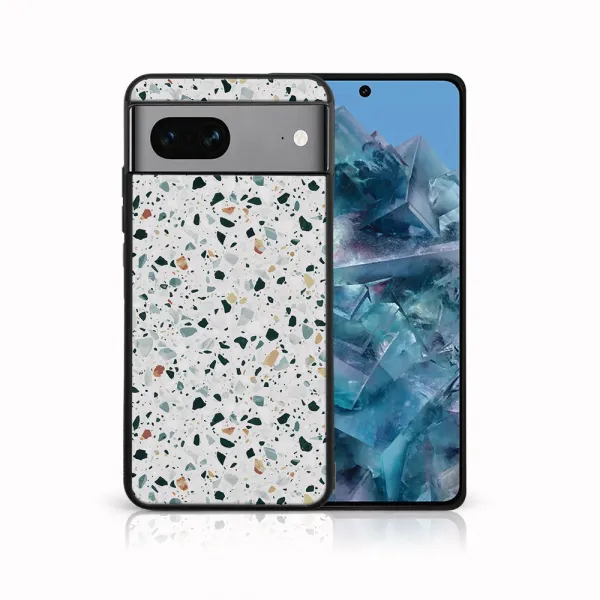 MY ART Ochranný kryt pre Google Pixel 8 GREY TERRAZZO (163)