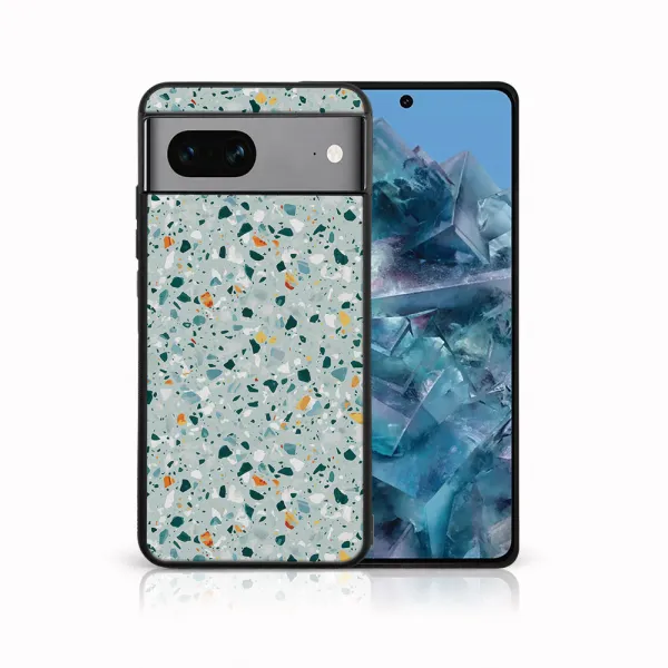 MY ART Ochranný kryt pre Google Pixel 8 BLUE TERRAZZO (164)