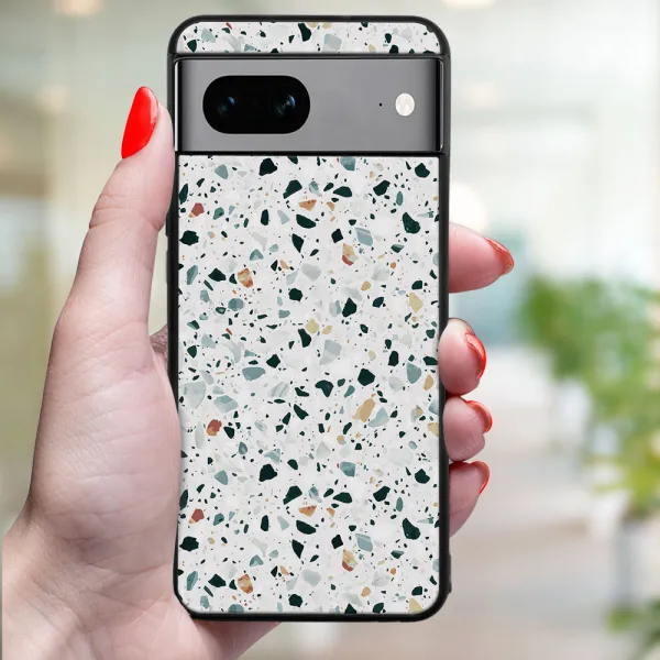 MY ART Ochranný kryt pre Google Pixel 8 GREY TERRAZZO (163)