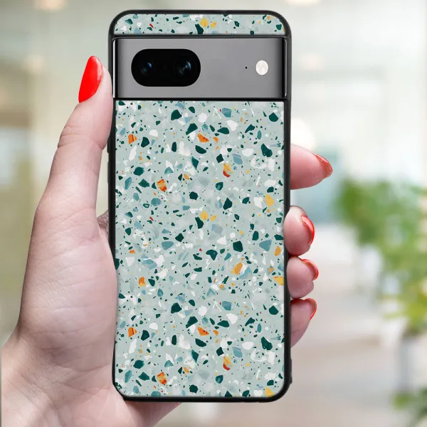 MY ART Ochranný kryt pre Google Pixel 8 BLUE TERRAZZO (164)