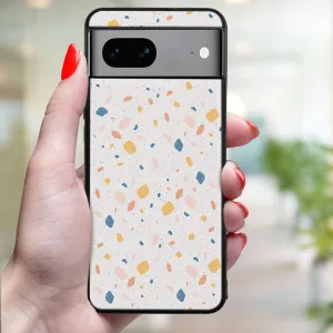 MY ART Ochranný kryt pre Google Pixel 8 ORANGE TERRAZZO (165)
