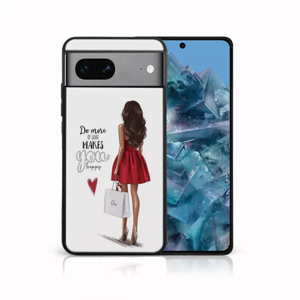 MY ART Ochranný kryt pre Google Pixel 8 RED DRESS (137)