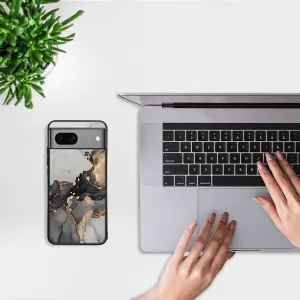 MY ART Ochranný kryt pre Google Pixel 8 GREY MARBLE (140)