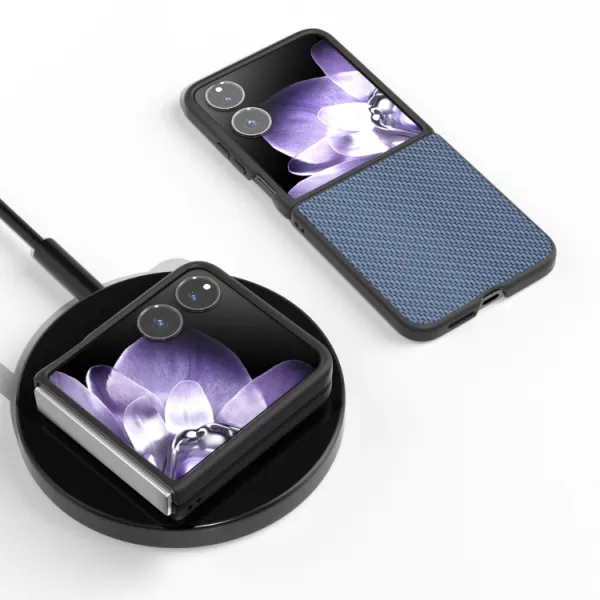 CARBON Ochranný obal pre Xiaomi Mix Flip modrý