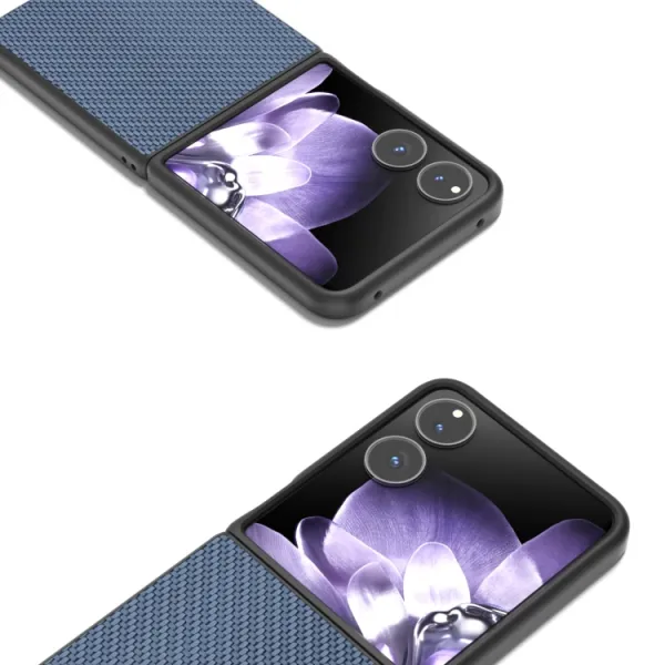 CARBON Ochranný obal pre Xiaomi Mix Flip modrý