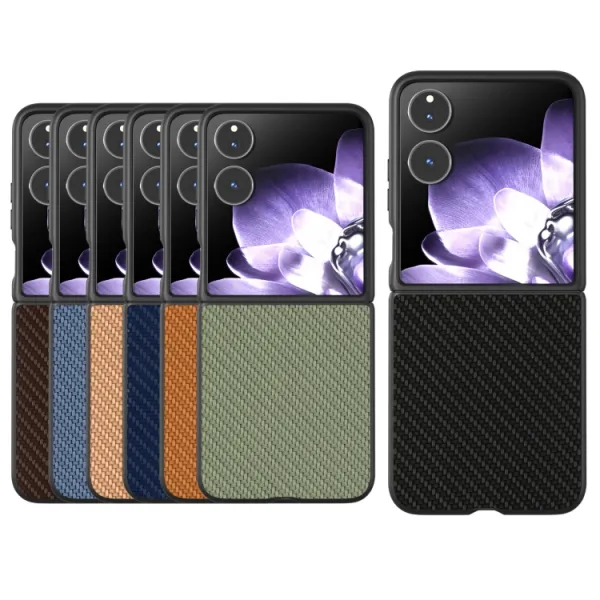 CARBON Ochranný obal pre Xiaomi Mix Flip modrý