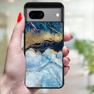 MY ART Ochranný kryt pre Google Pixel 8a BLUE MARBLE (141)