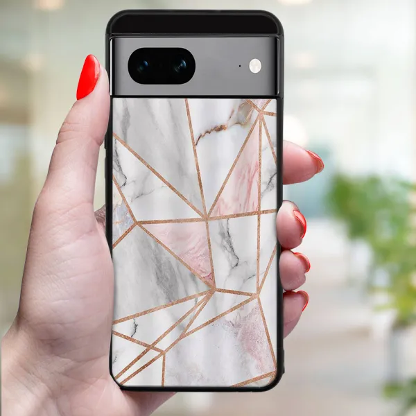 MY ART Ochranný kryt pre Google Pixel 8a PINK MARBLE (143)